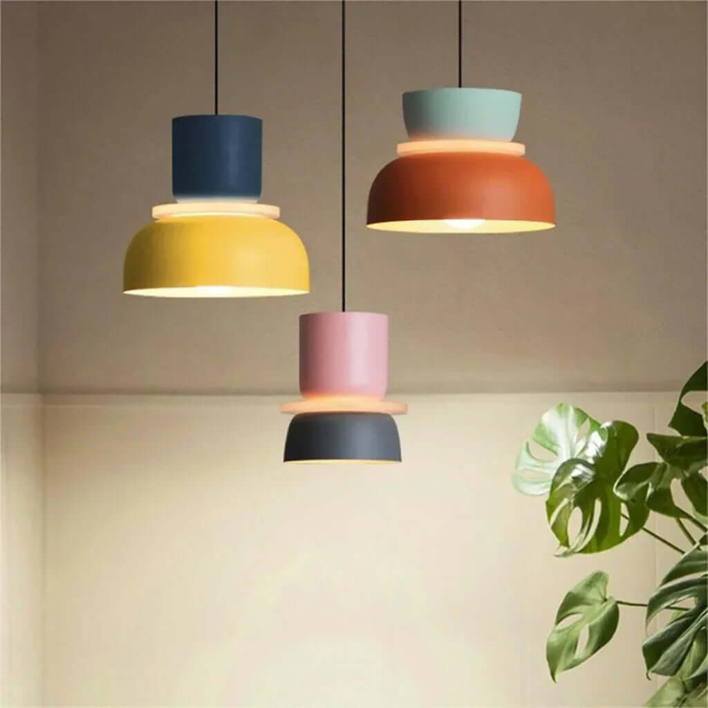Farverig Nordisk Pendel - Akryl Design