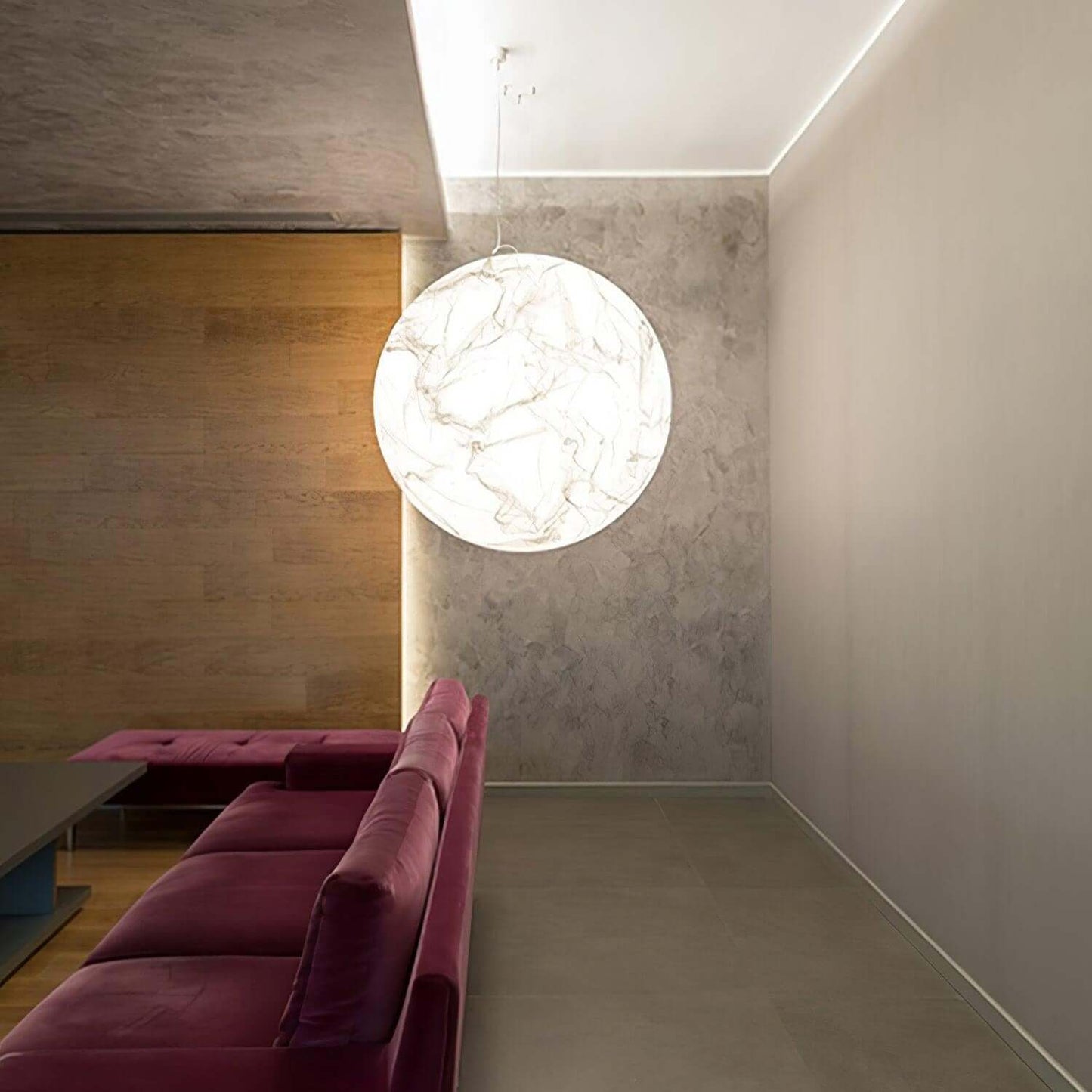 Elegant Silke Pendel Lampe - 3 Størrelser