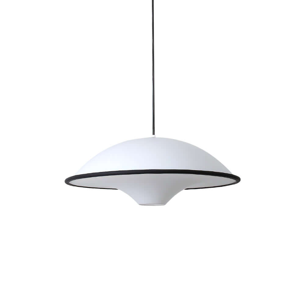 Moderne UFO Pendellampe i Akryl & Metal - Ø45cm