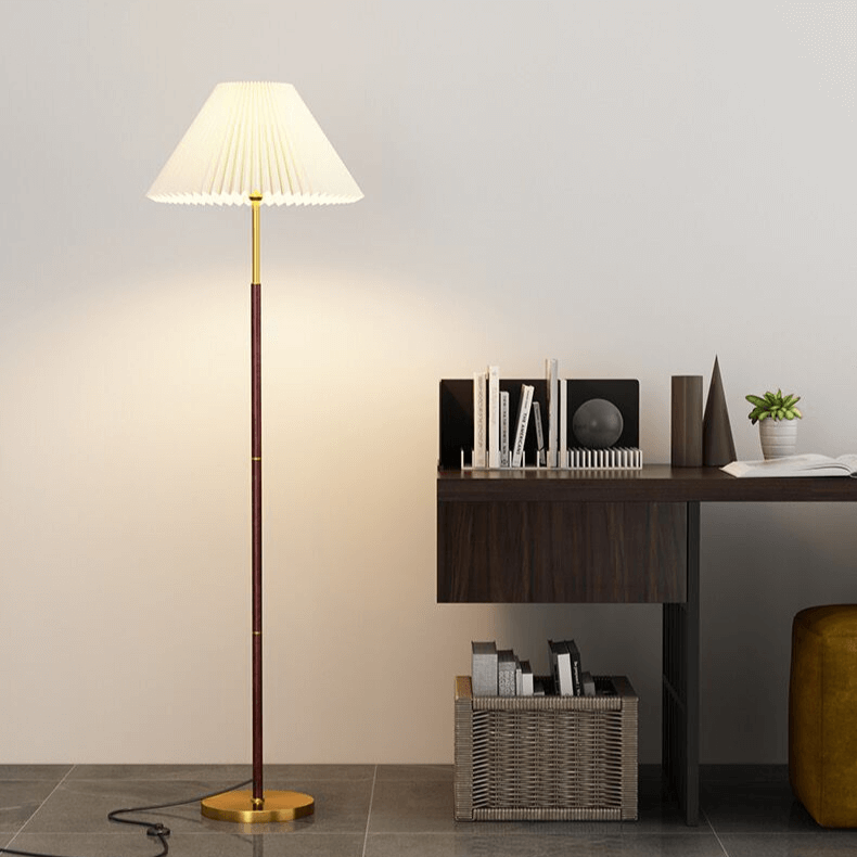 Elegant Gulvlampe i Rispapir - Skab Hygge