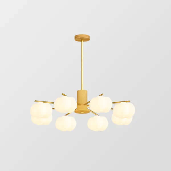 Moderne Loftslampe i Træ & Metal