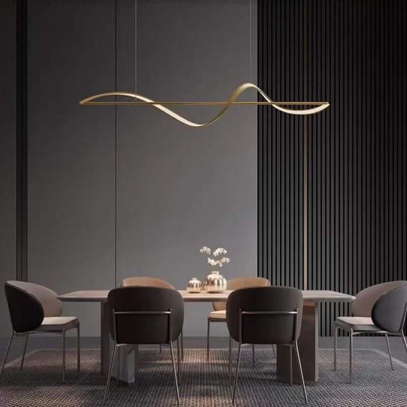 Moderne LED-Pendel i Metal/Akryl - 120/140 cm