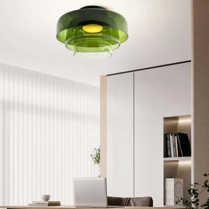 Elegant Glas Loftlampe - Nordisk Design