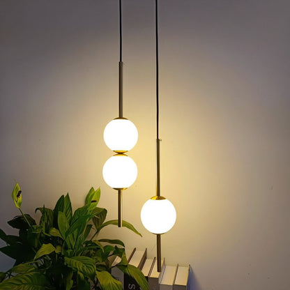 Elegant Glas Pendellampe - 10cm