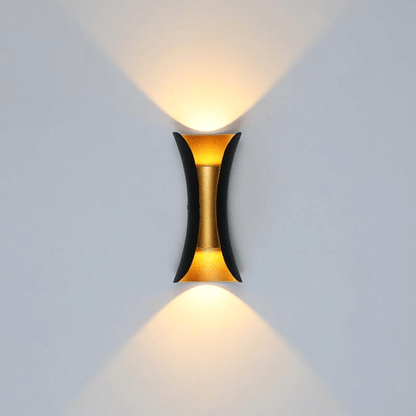 Vandtæt LED Udendørs Væglampe i Aluminium