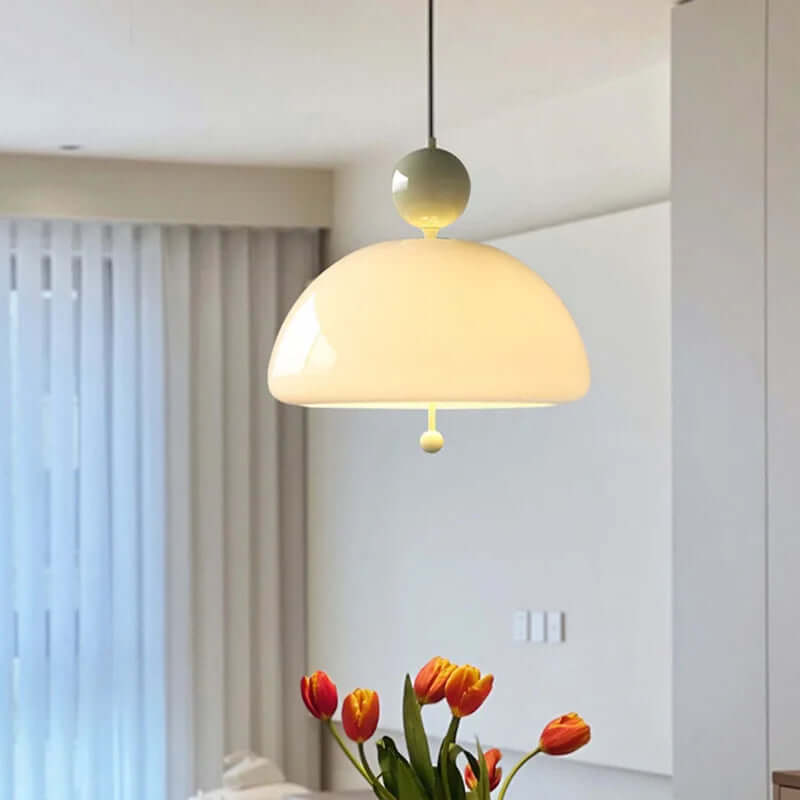 Retro Glas Pendellampe - Dia 40cm