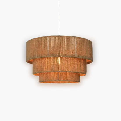 Rustik Hampe Reb Loftslampe Med LED