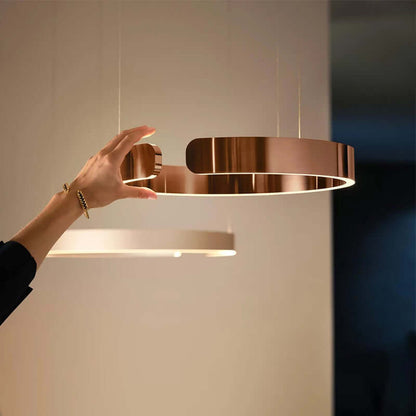 Cirkulær LED Pendel - Moderne Design