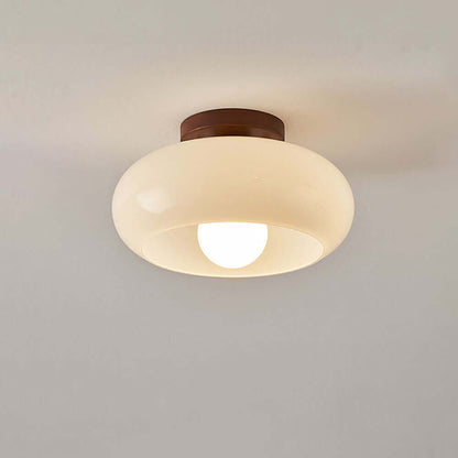 Vintage Hvid Lille Loftslampe