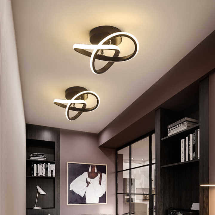 Moderne LED Loftlampe med 3 Ringe