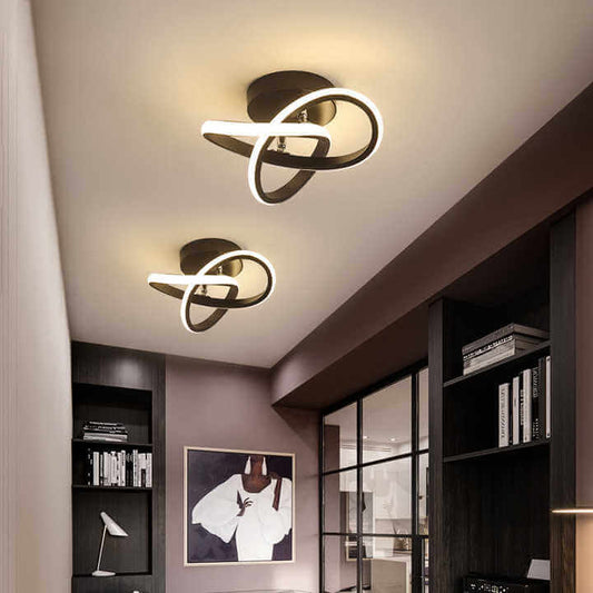 Moderne LED Loftlampe med 3 Ringe