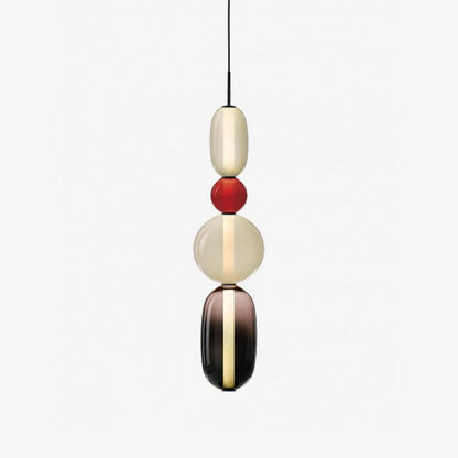 Farverig Glas Pendel - Moderne Designlampe