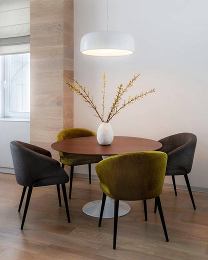 Moderne Pendellampe i Aluminium og Polykarbonat