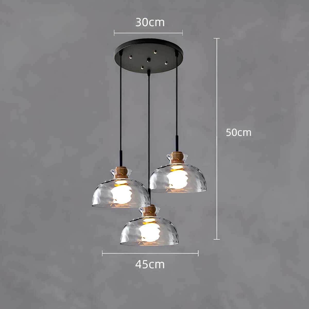 Elegant Glas Lysekrone | Moderne Design