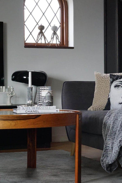 Elegant Marmor Bordlampe 28/40cm