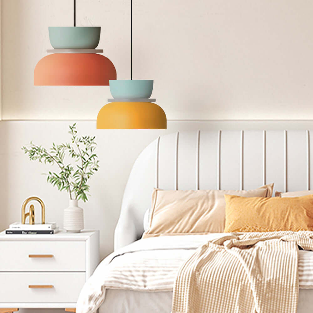 Farverig Nordisk Pendel - Akryl Design