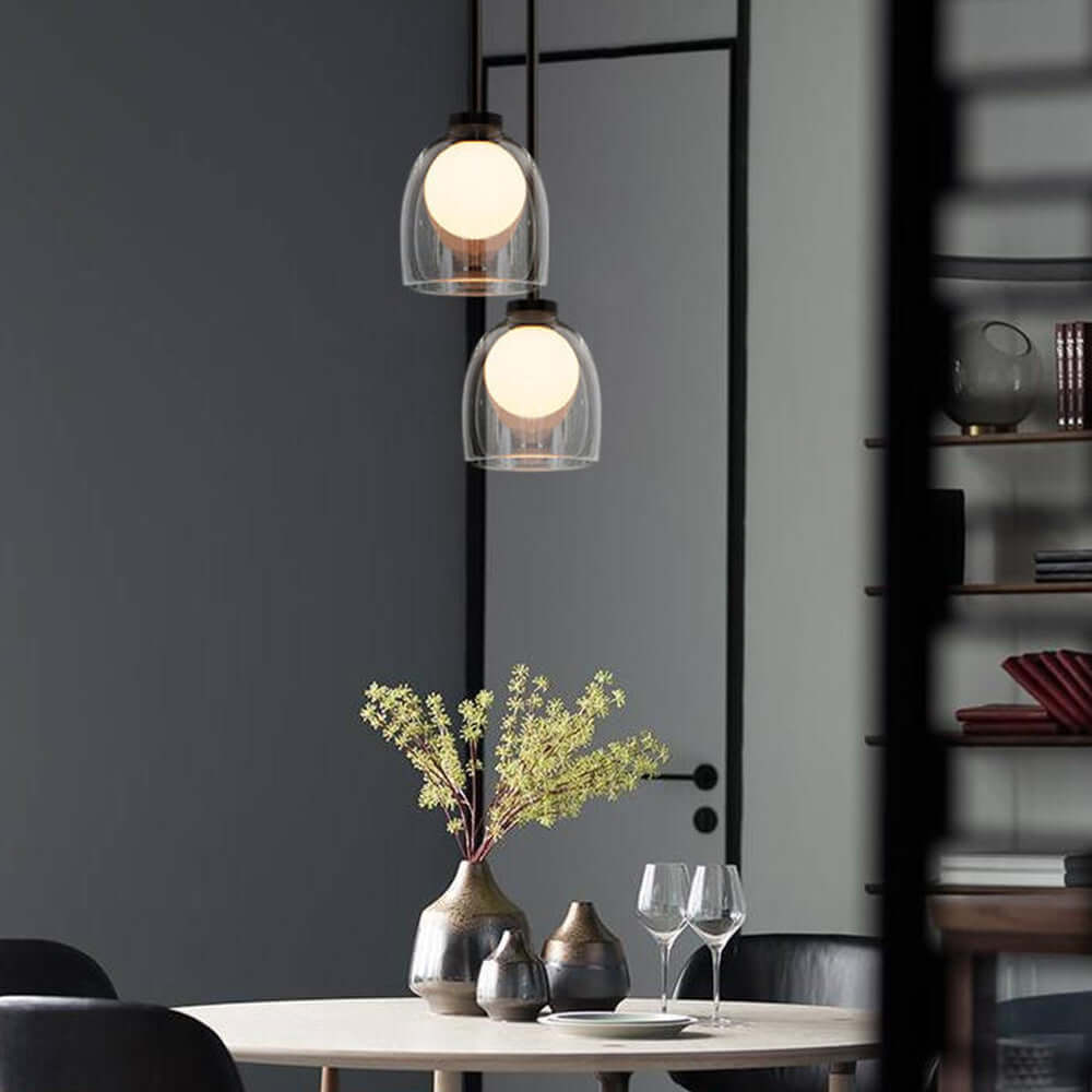 Elegant Kuglependel i Glas - Moderne Design