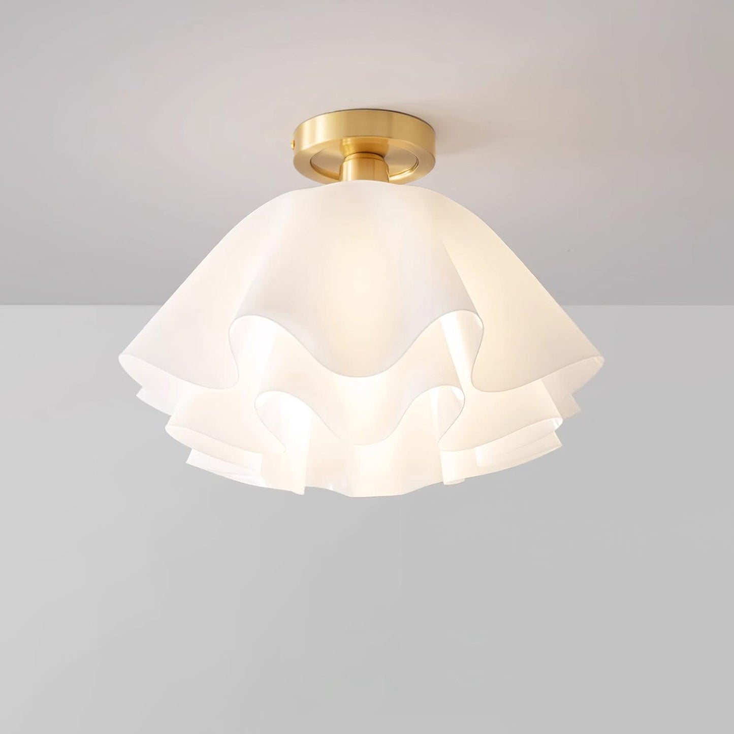 Moderne Kobber Loftslampe - Dia 30/40cm