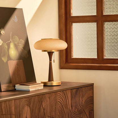 Elegant Bordlampe i Svampeform - 36cm