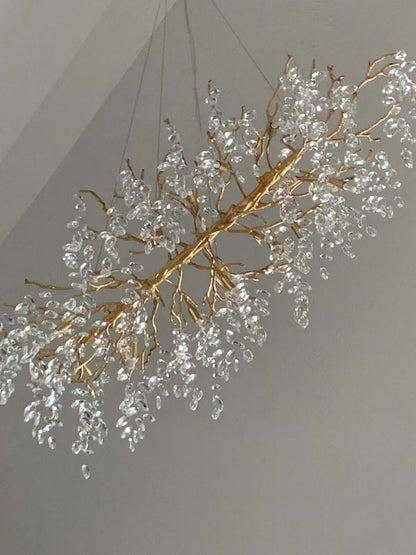 Elegant Krystal Lysekrone - Fransk Stil
