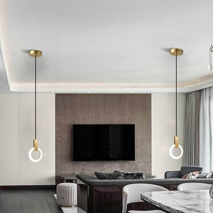 Moderne LED Ring Pendellampe