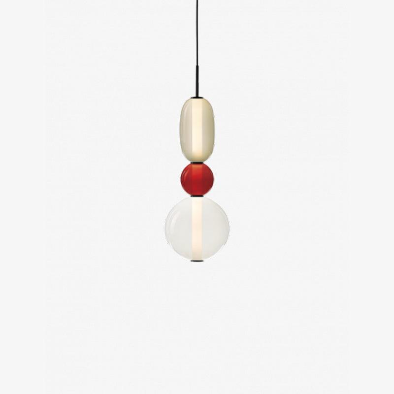 Farverig Glas Pendel - Moderne Designlampe