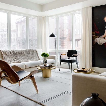 Justerbar 3-armet gulvlampe i metal