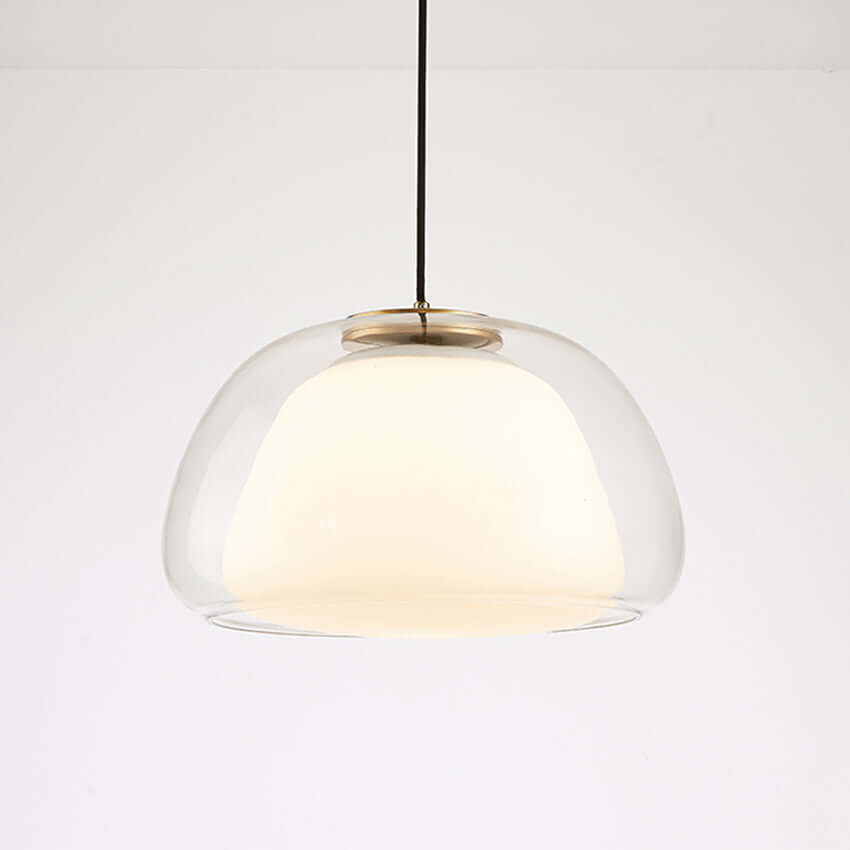 Elegant Jelly Pendellampe i Mælkeglas