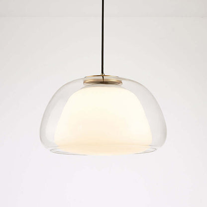 Elegant Jelly Pendellampe i Mælkeglas