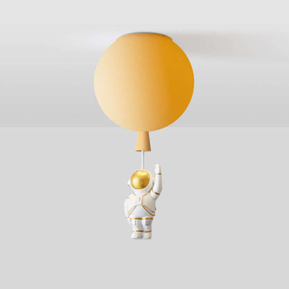 Moderne Måne Astronaut LED Loftslampe