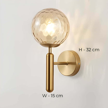 Elegant Glas Væglampe - Clair