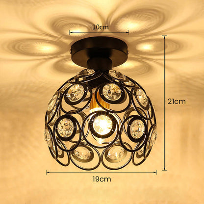 Luksus Guld Kugle Loftslampe | Elegant Design