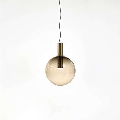 Elegant Pendel Lampe i Glas & Metal - Isabel