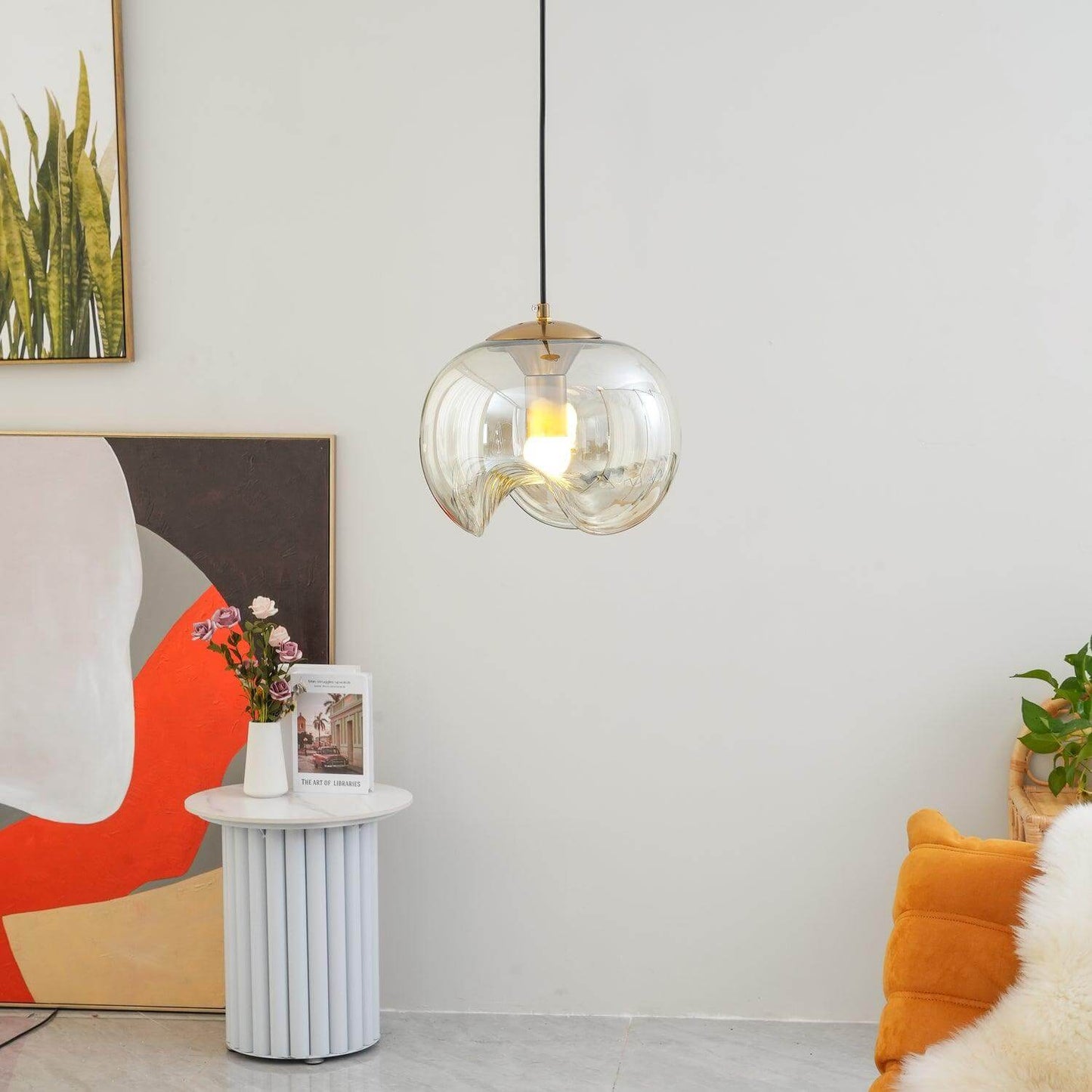 Elegant Bølge Pendellampe | Moderne Design