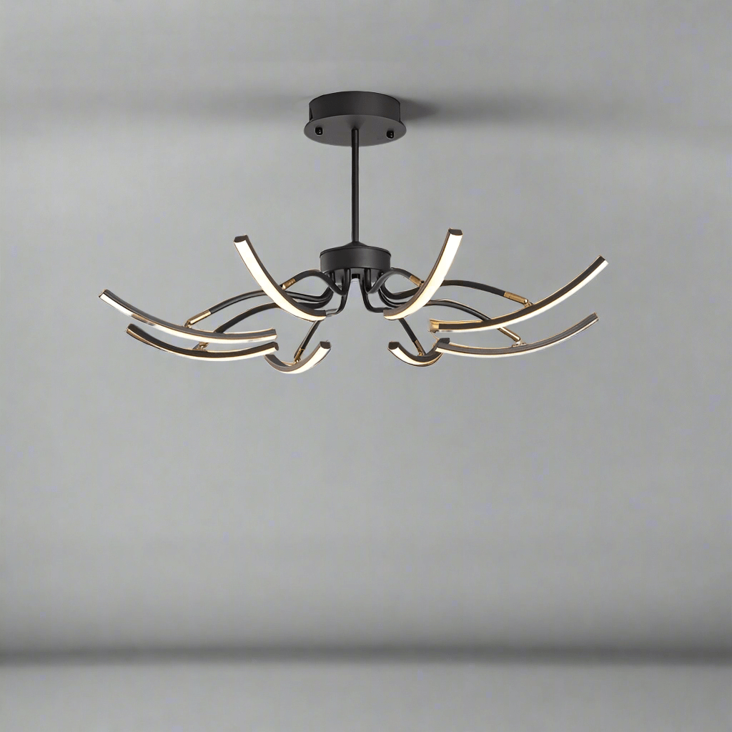 Moderne Loftslampe i Aluminium med LED