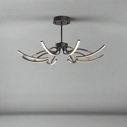 Moderne Loftslampe i Aluminium med LED