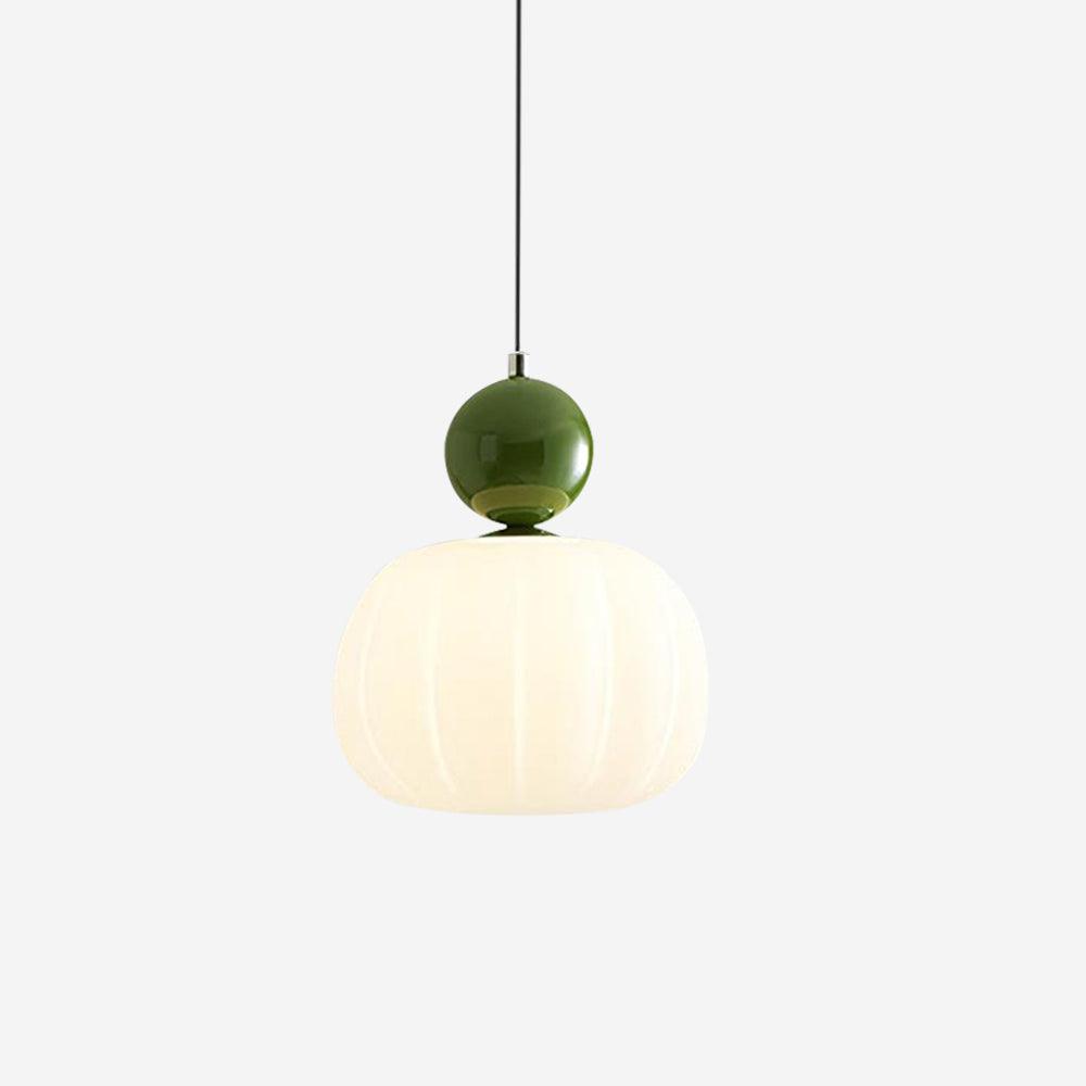 Elegant Græskarformet Pendellampe - 14cm