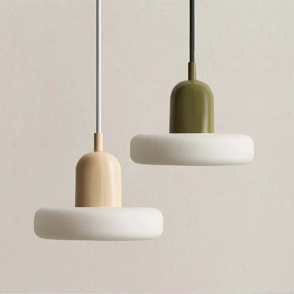 Elegant Pendellampe i Glas & Metal