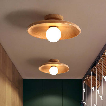 Moderne Lavt Skålformet Loftslampe
