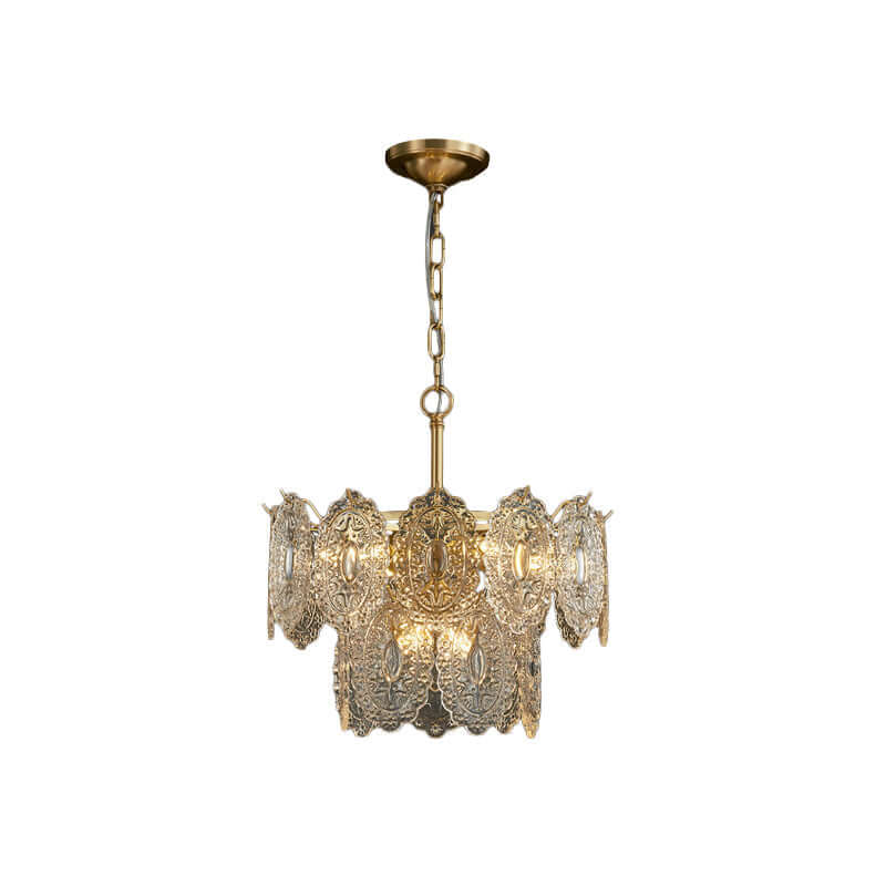 Krystal lysekrone, 5/7 hoveder, elegant design