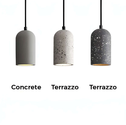 Moderne Beton Pendellampe - Dia 9,6cm