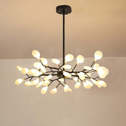 Moderne Akryl Lysekrone - LED Firefly Design