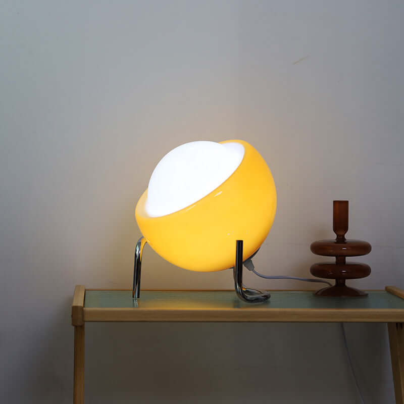 Retro Glas Bordlampe - Nordisk Design