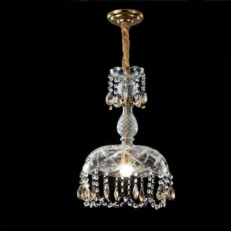 Elegant Krystal Lysekrone - Designer Pendel Lampe