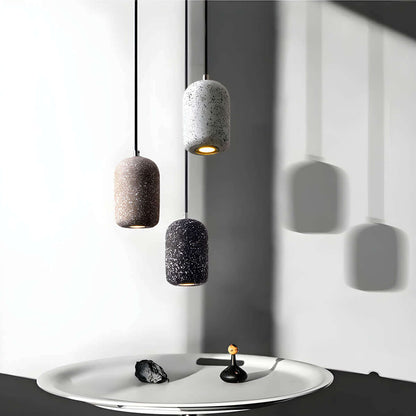 Moderne Cement Pendellampe - Dia 16cm