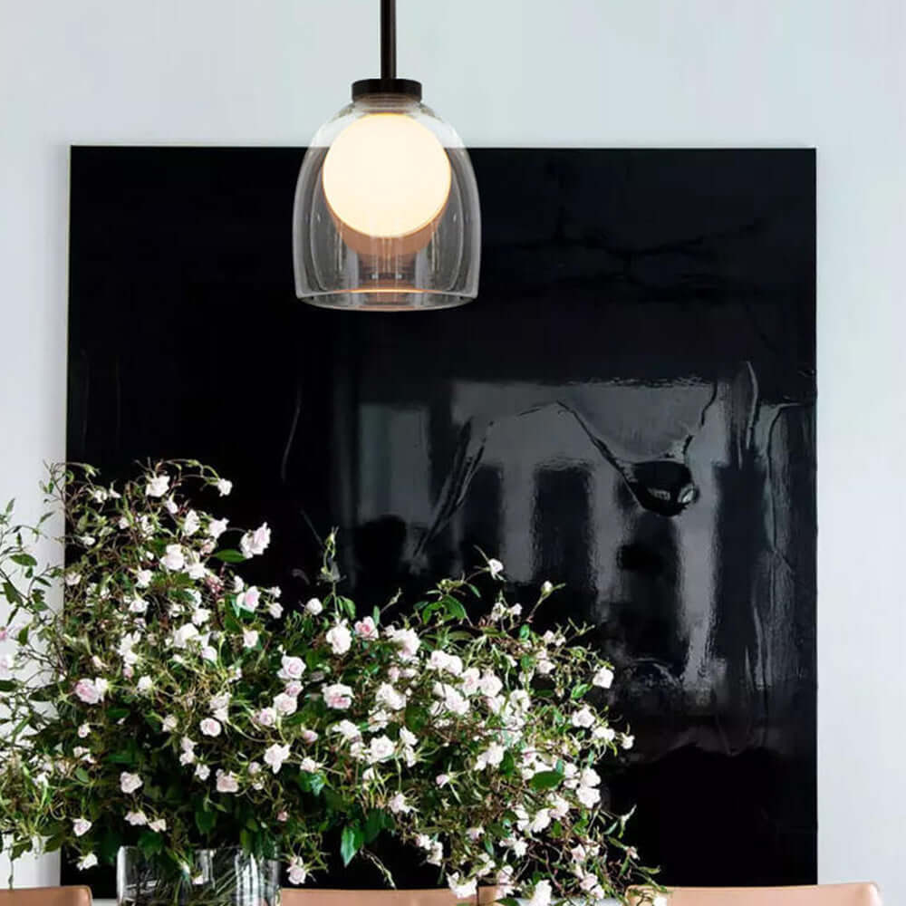 Elegant Kuglependel i Glas - Moderne Design