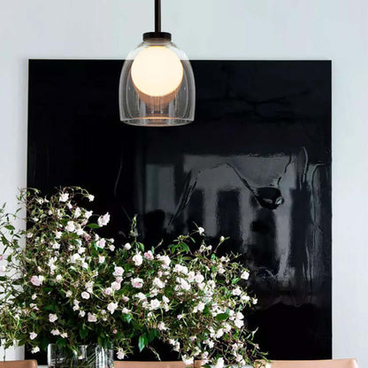 Elegant Kuglependel i Glas - Moderne Design