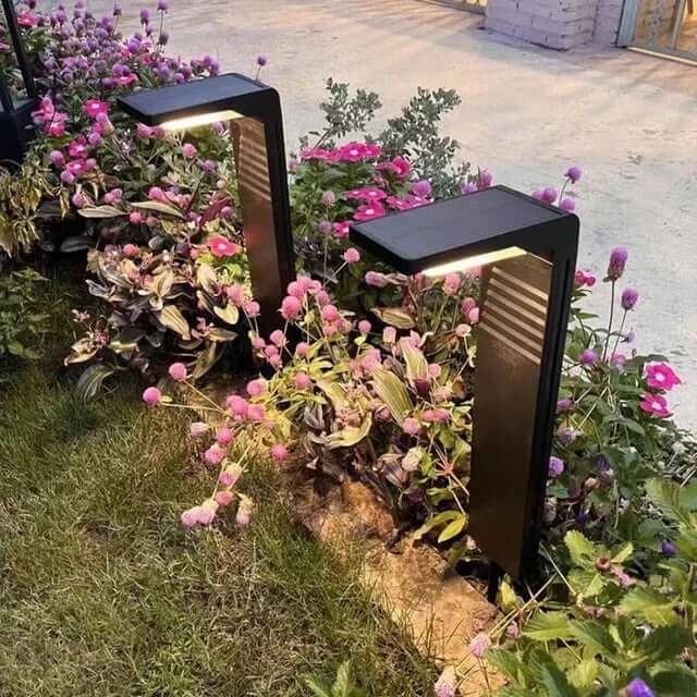 Solcelle-havelampe med LED | 4W | H41cm