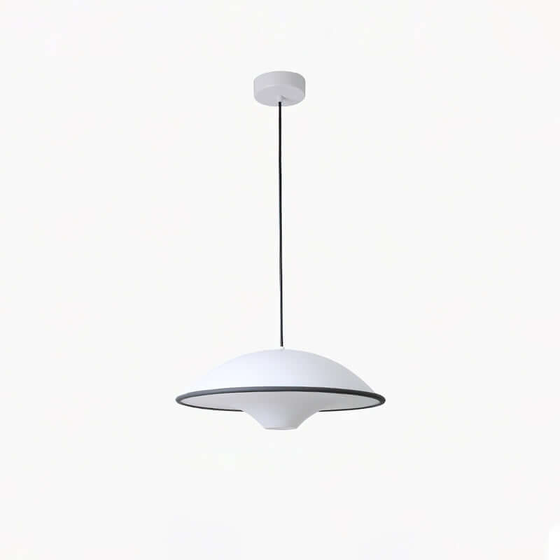 Moderne UFO Pendellampe i Akryl & Metal - Ø45cm