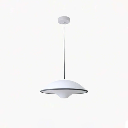 Moderne UFO Pendellampe i Akryl & Metal - Ø45cm